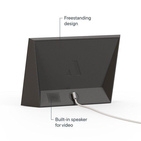 Image showing the back of Aura Carver Gravel with White Mat Frame and highlighting it's features