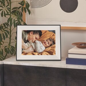 Select thumbnail: Image 3 of Aura Aspen Ink with Textured Mat Frame
