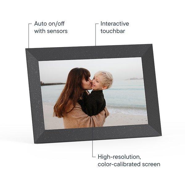 Image showing the front of Aura Stone Boulder Frame and highlighting it's features